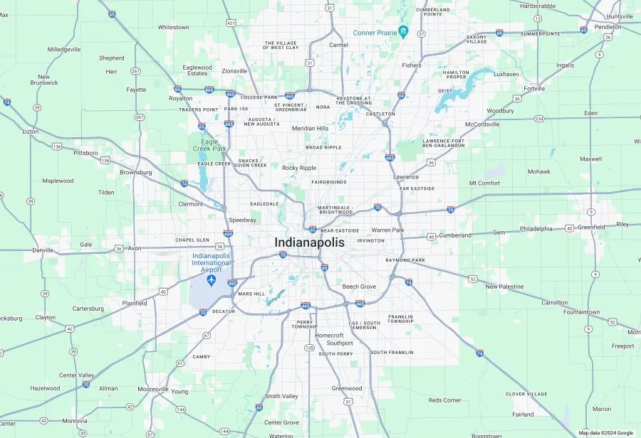 Indianapolis Map